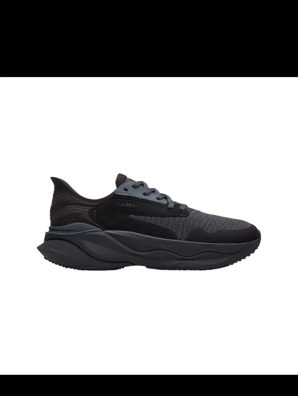 Clarks Pace Men's Podiatrist Approved Walking Shoes - Black